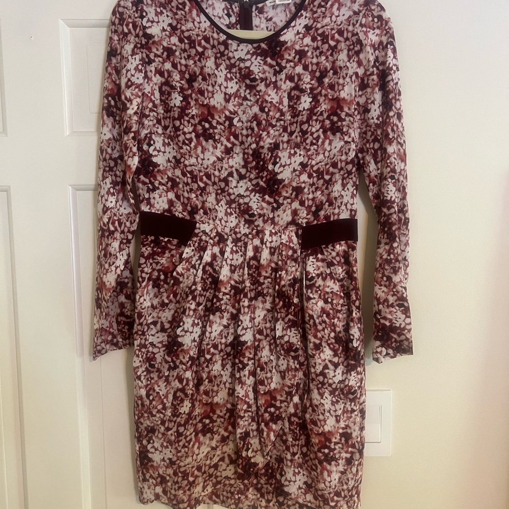 Club Monaco Multicolor Long Sleeve Dress